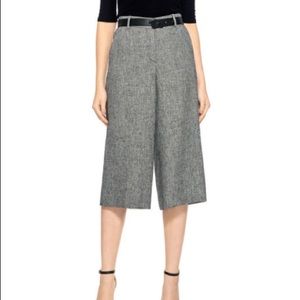 NEW Theory Halientra Linen Crepe Culottes size 10